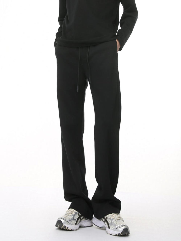 Elastic Waist Straight Casual Sports Pants