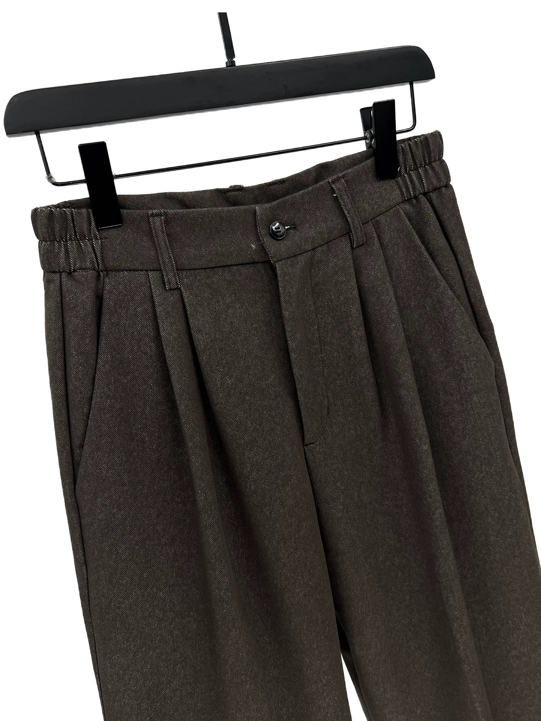 Imitation Denim Loose Straight Pants