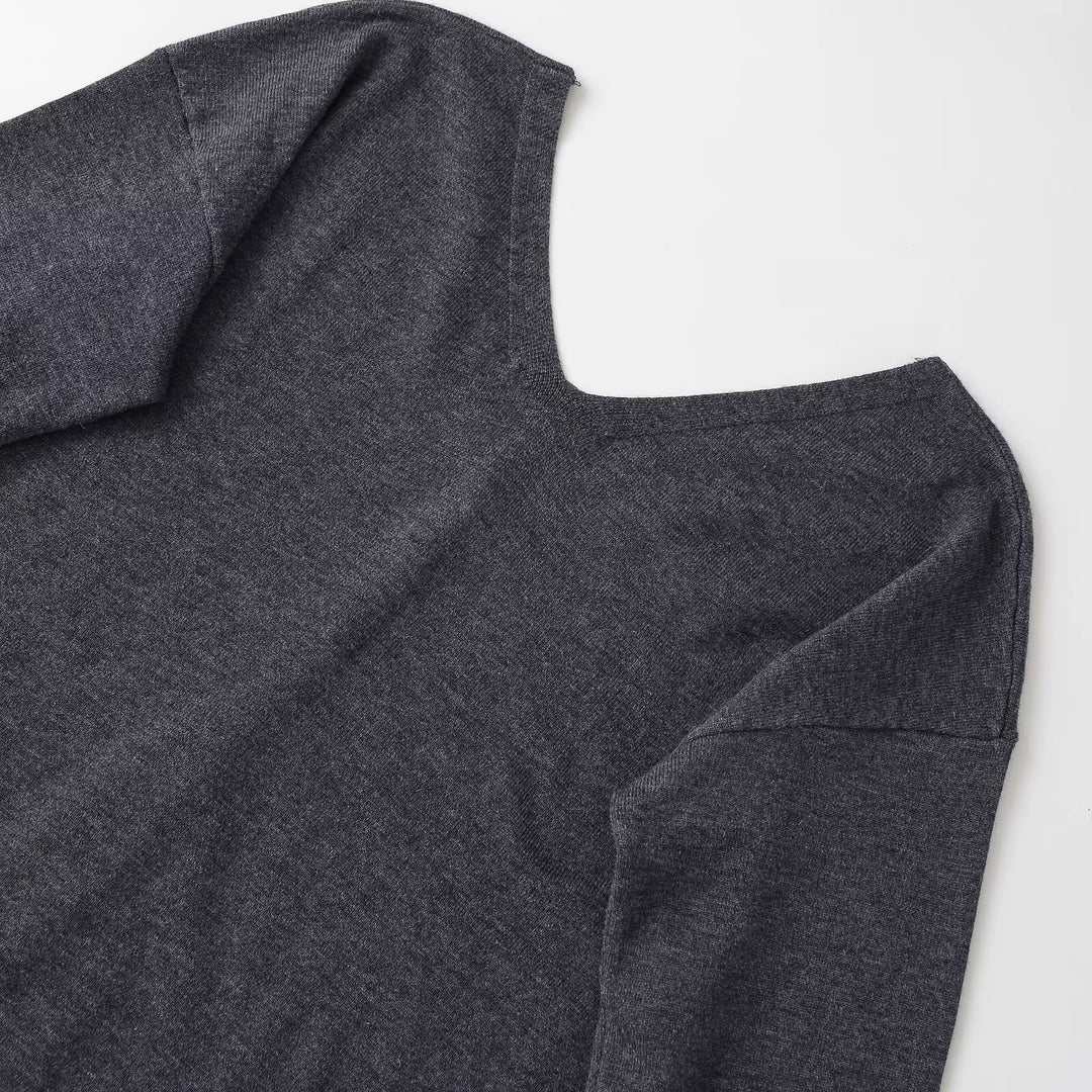 V-Neck Button Front Knit Cardigan