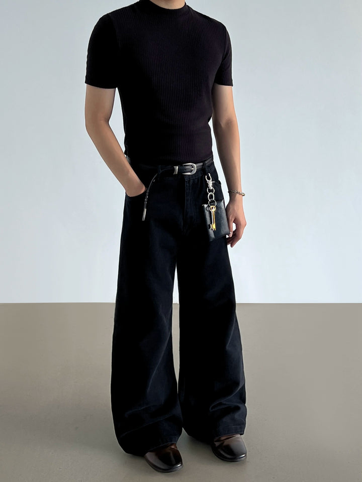 Flared A-line Loose Pants