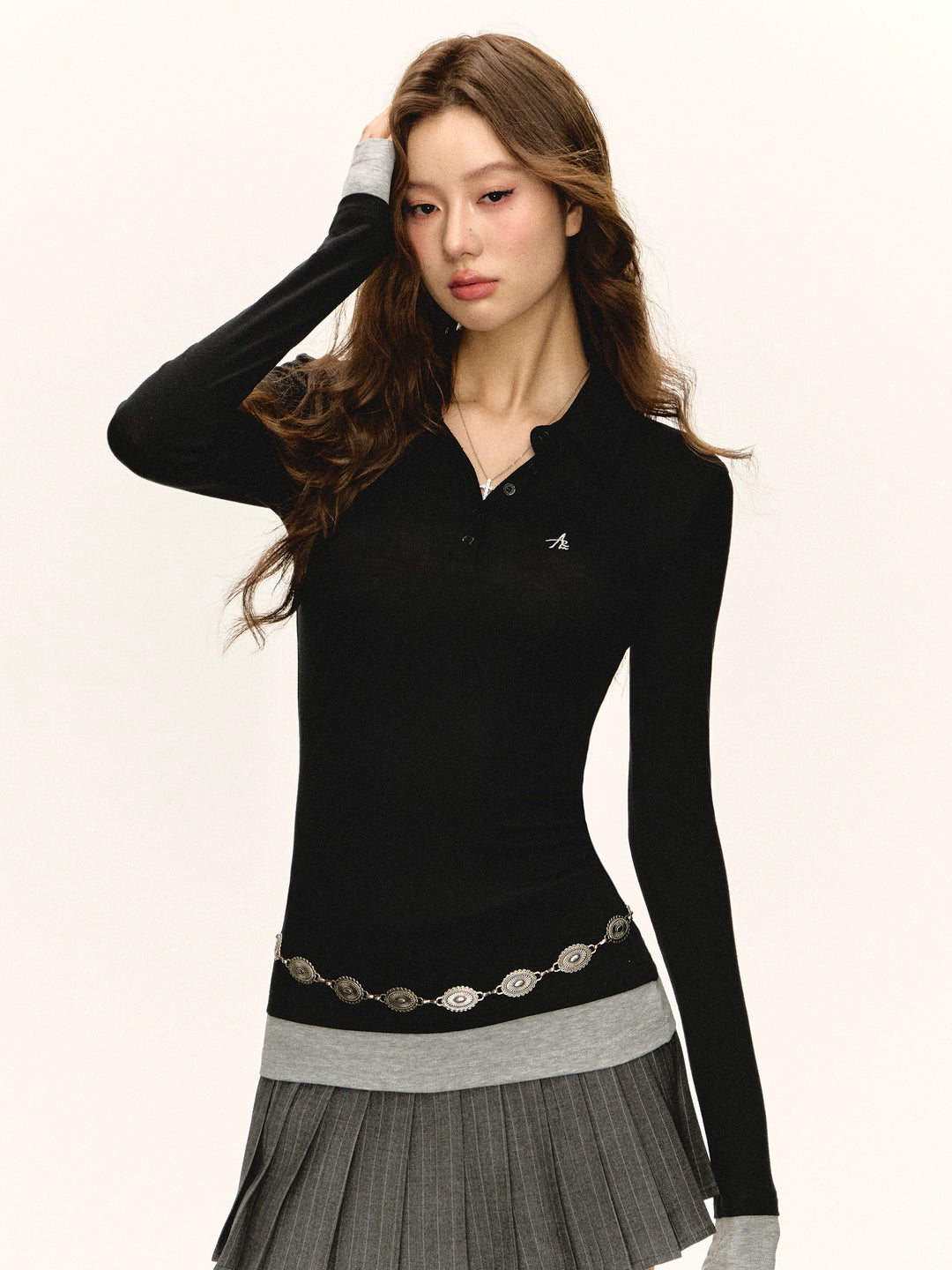 Retro Slim Fit Long Sleeve Turtleneck