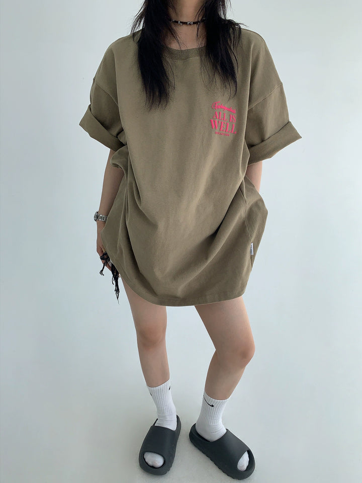 Cotton Casual Short Sleeve Graphic T-shirt
