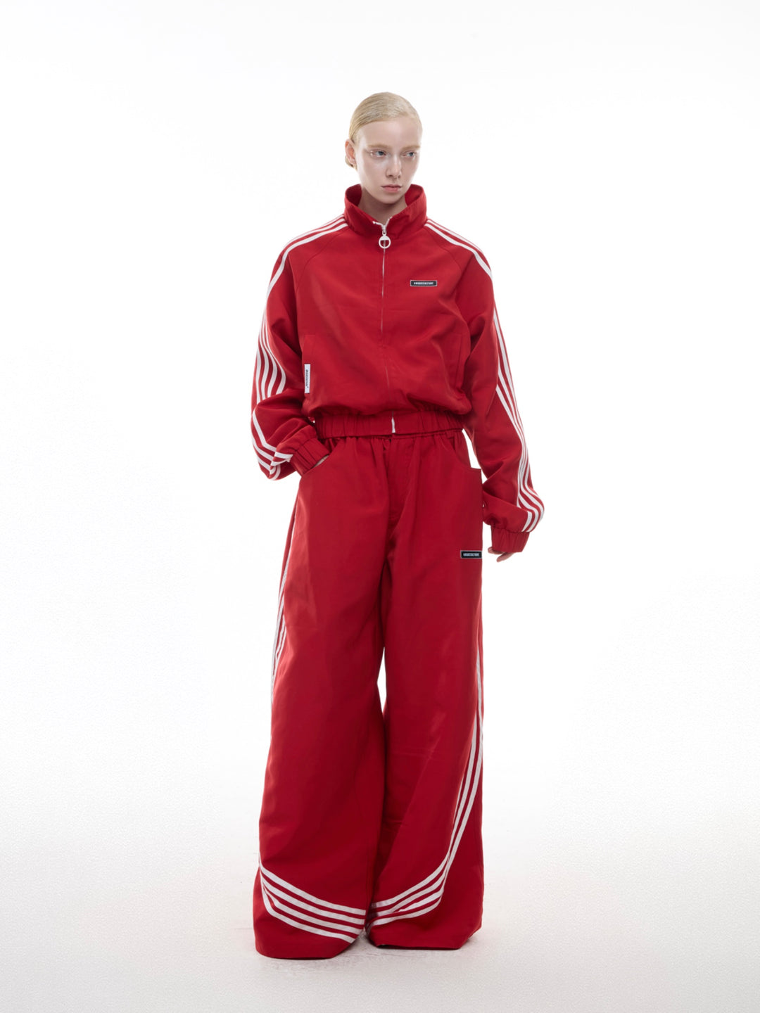 Stand-Up Collar Casual Sports Suit