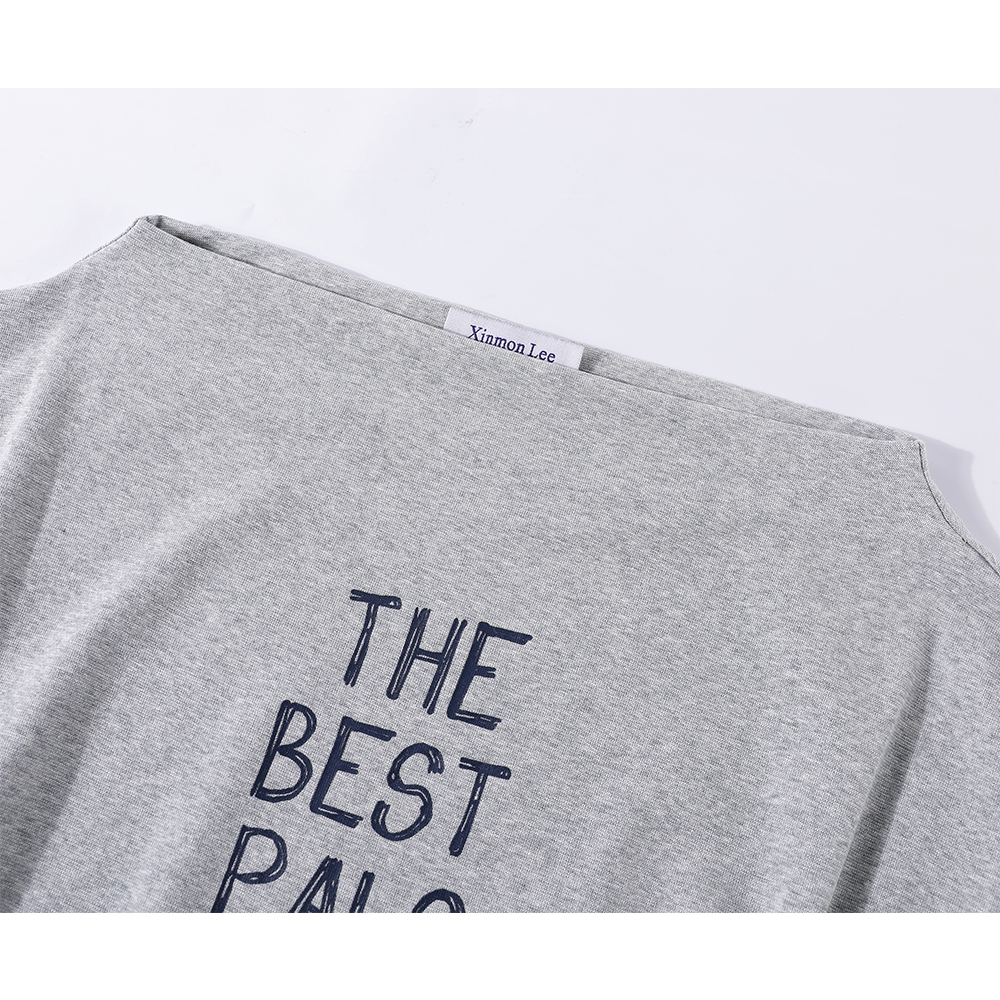 Letter Print T-Shirt and Skirt Set