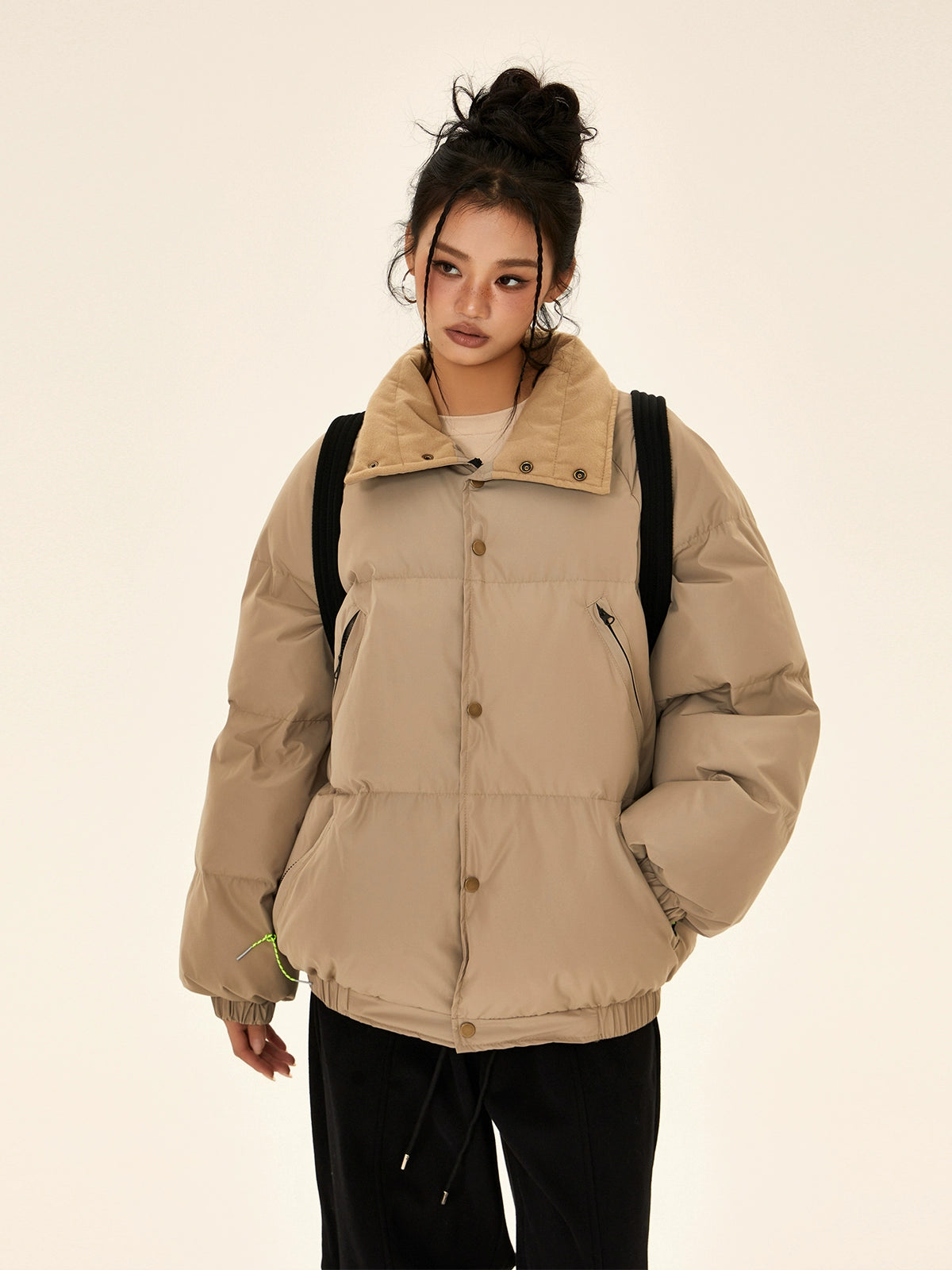 جاكيت قطني داون ريترو 