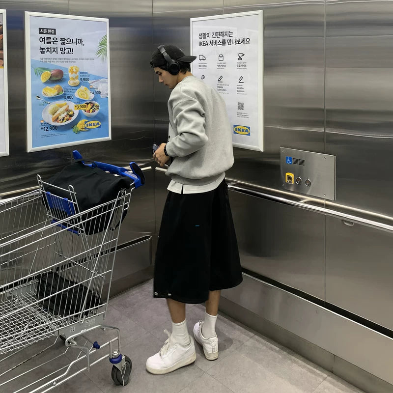 Brief Print Crew Neck Sweatshirt 