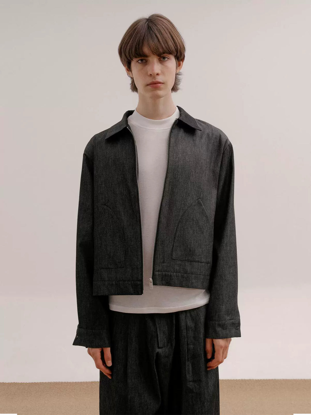 Ensemble de veste en denim et pantalon 