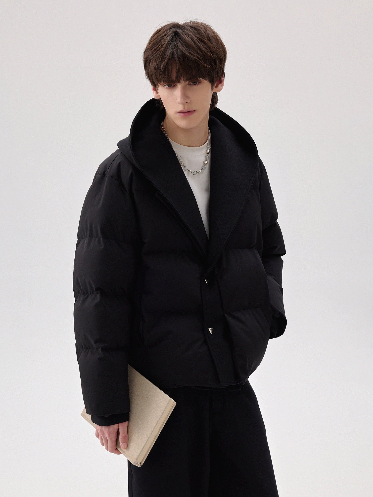 Kapüşonlu İzoleli Pamuk Ceket ve Pantolon 