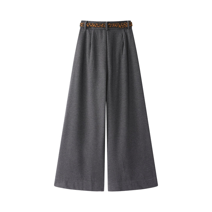 Wide-Leg Drape Versatile Pants