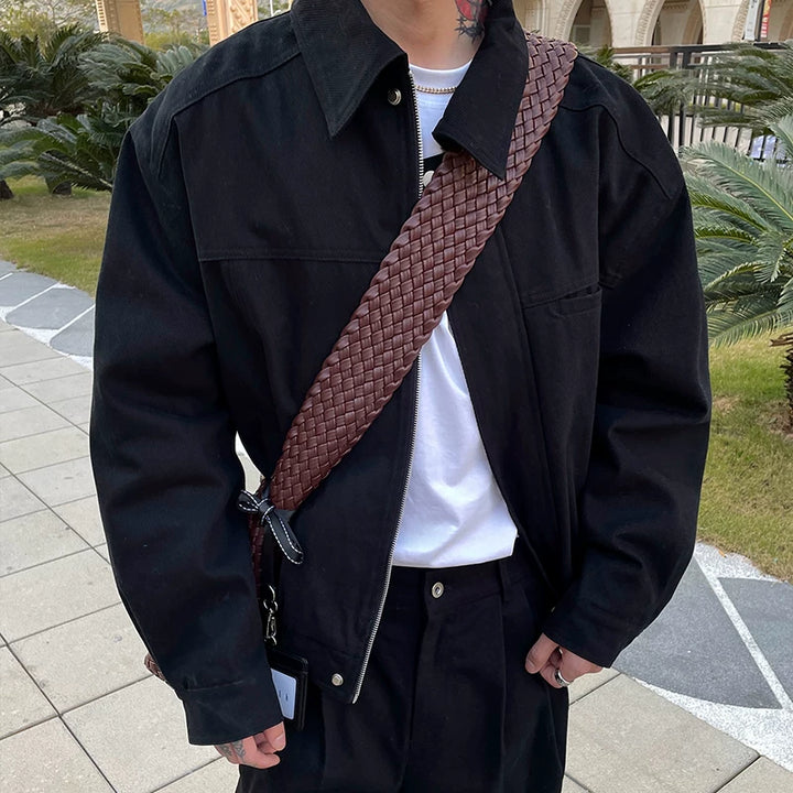 Lapel Bomber Work Jacket, Relaxed Fit