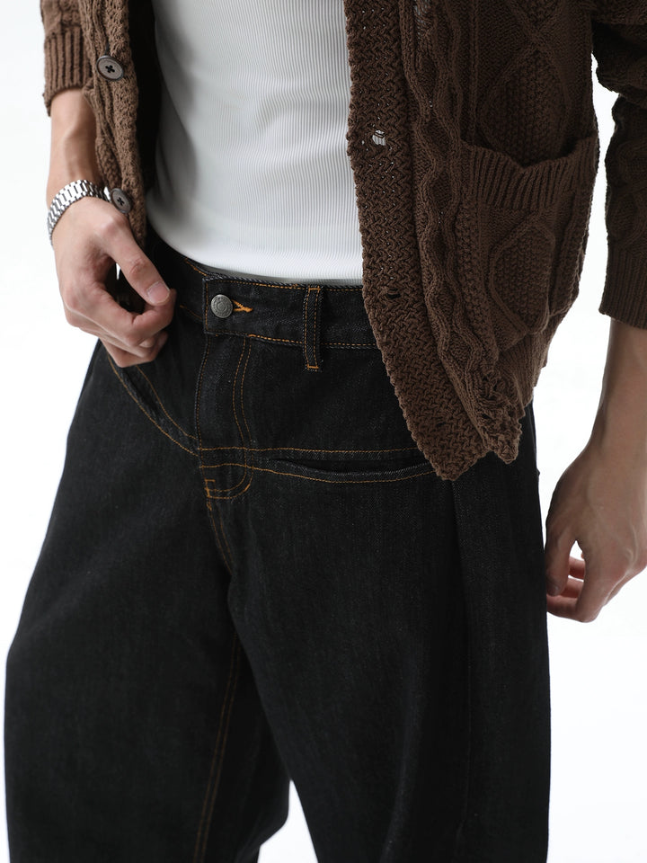 Loose Straight Wide-Leg Jeans