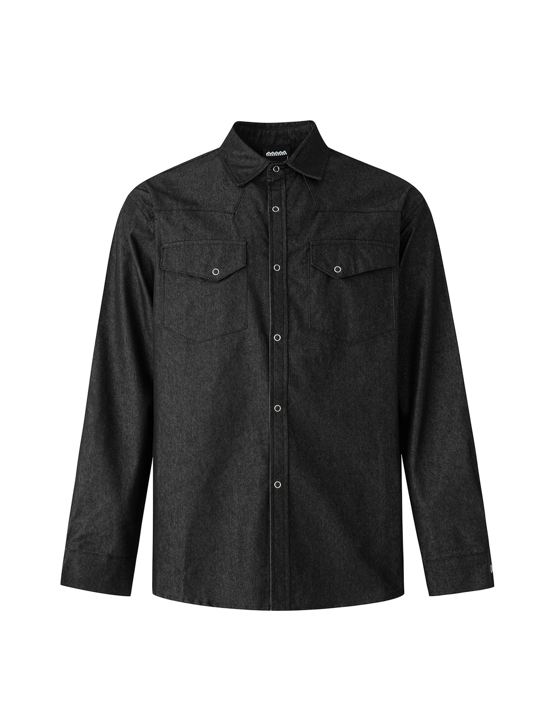 Chaqueta de camisa casual de solapa retro de ajuste holgado 