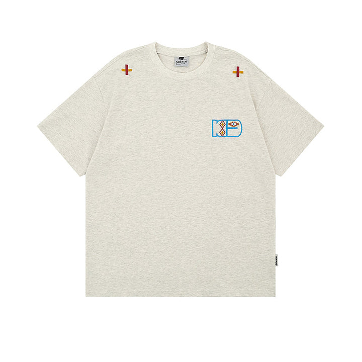 刺繍ヘビーウェイトショートスリーブTシャツ 