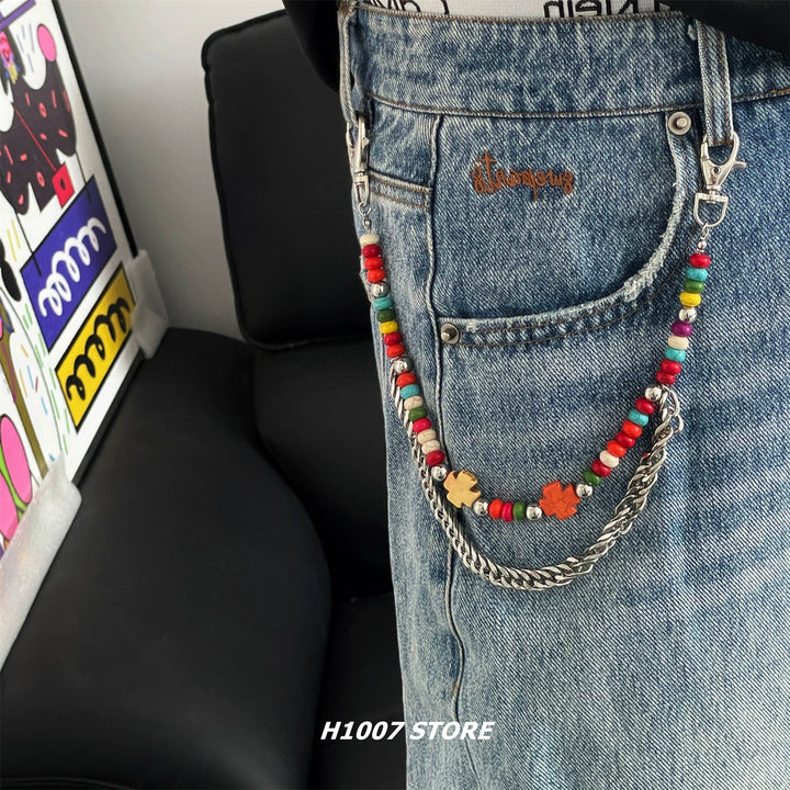 Beaded Pants Chain Accessory