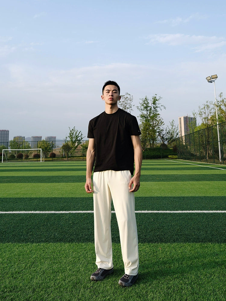 Breathable Straight Leg Casual Pants