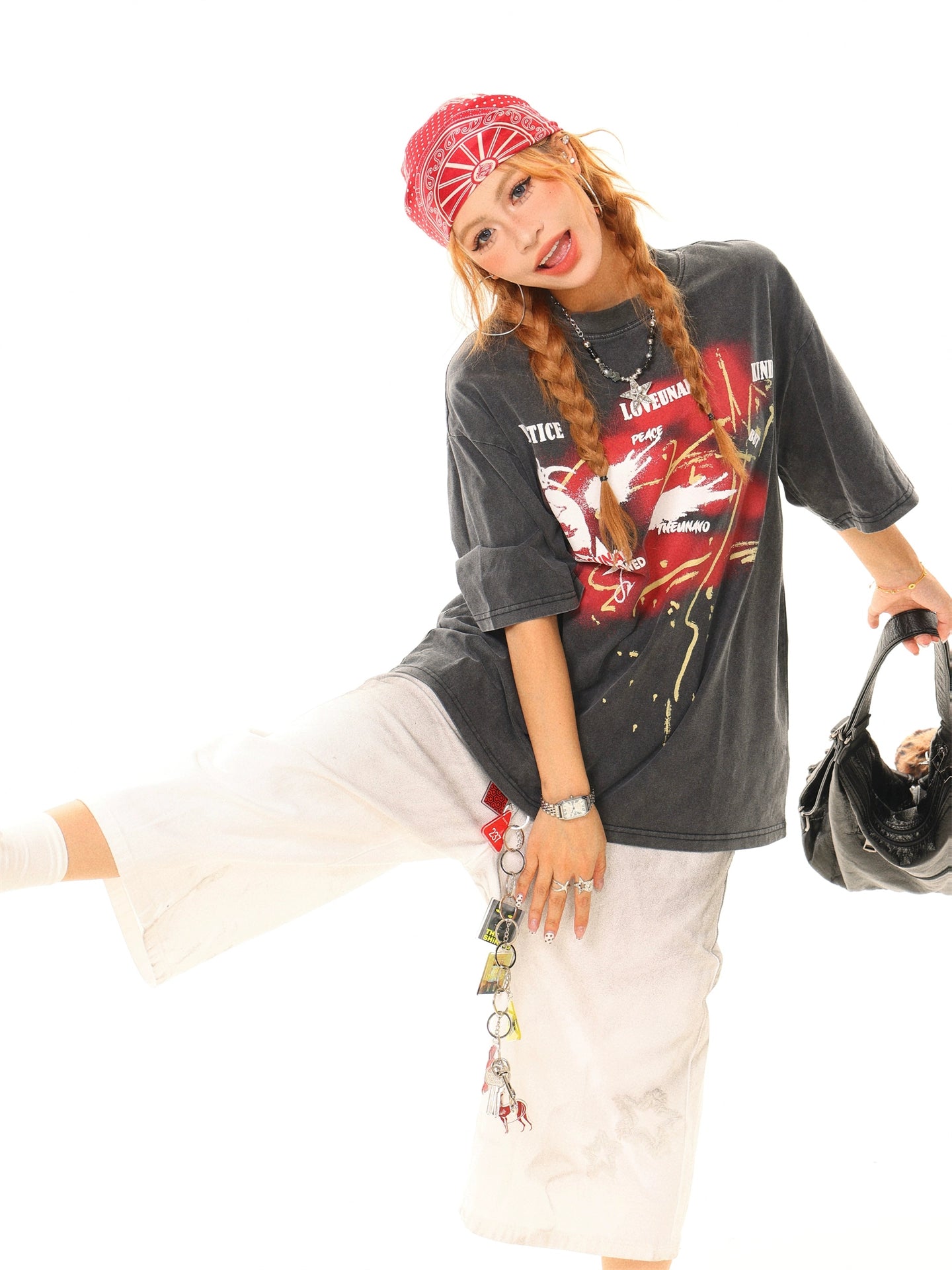 Oversized Short-Sleeve T-Shirt