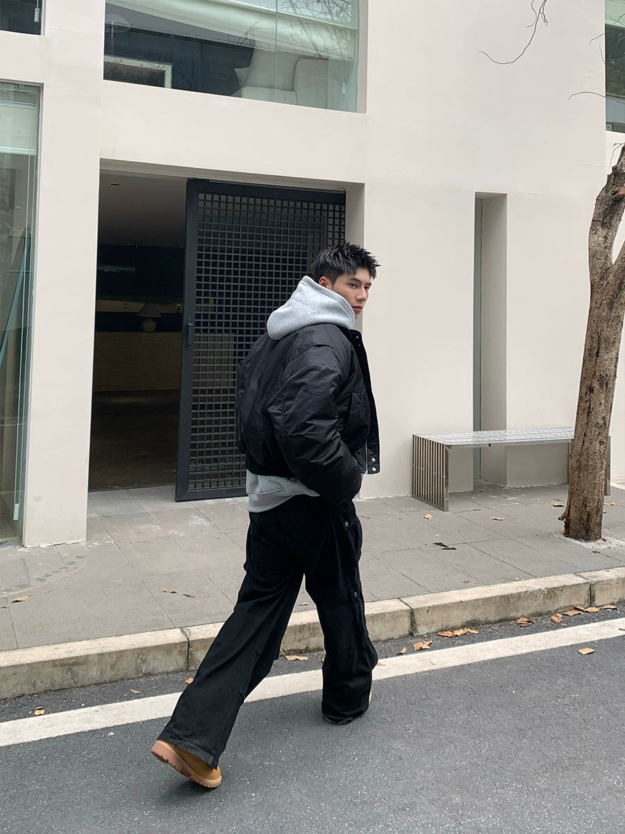 سترة قطنية معزولة بأسلوب الطيار 