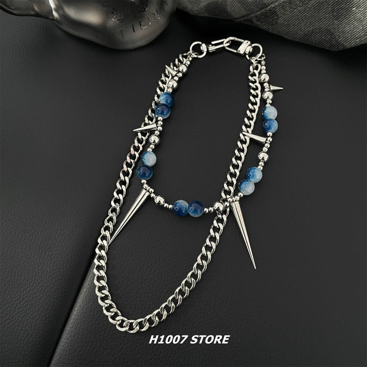 Beaded Spiked Pants Chain