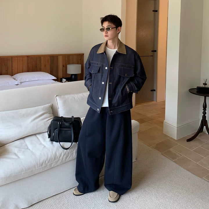 سترة دنيم خام برباط رقبة بتصميم باتش وورك 