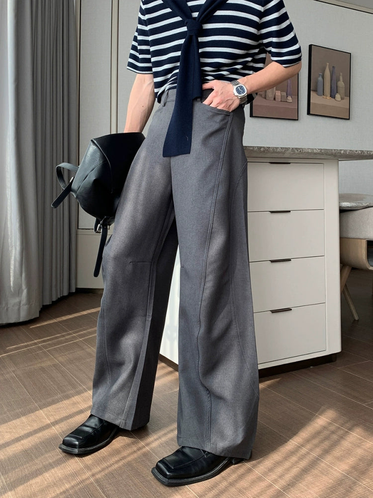 Wide Leg Loose Fit Casual Pants