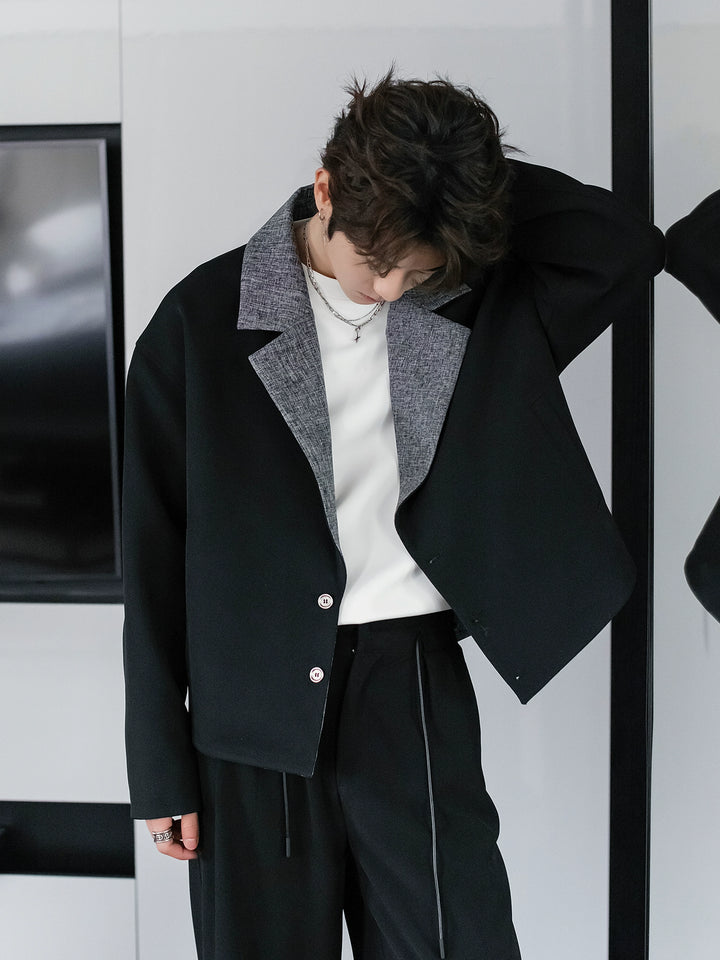Chanel Stil Anzug Kragenjacke 