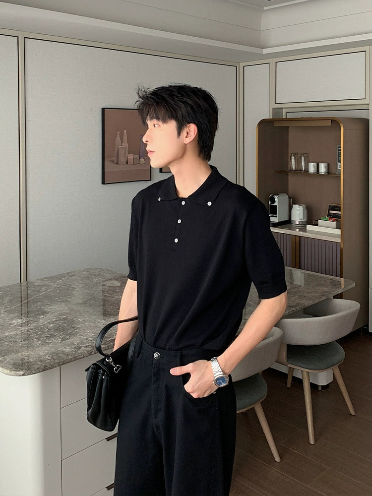 Breathable Short Sleeve Polo Shirt