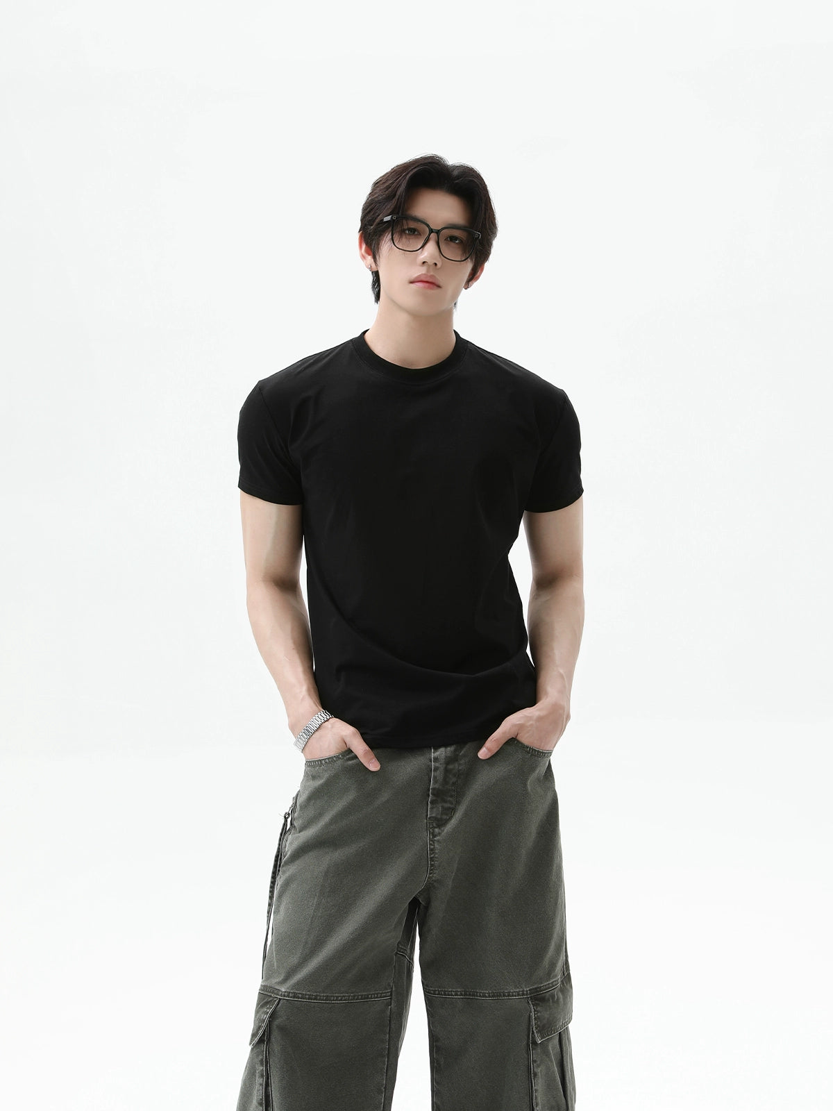 تي شيرت لياسيل بوسي قصير الأكمام للياقة البدنية 