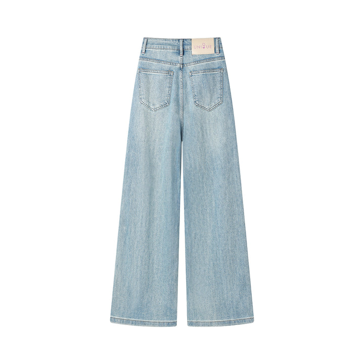 Wide Leg High Waist Jeans