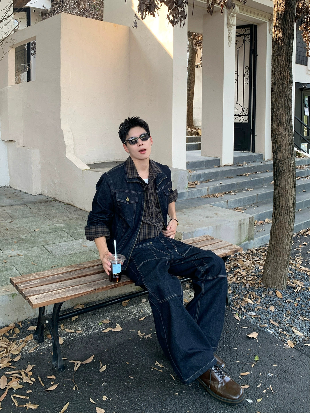 Washed Denim Jacket and Pants