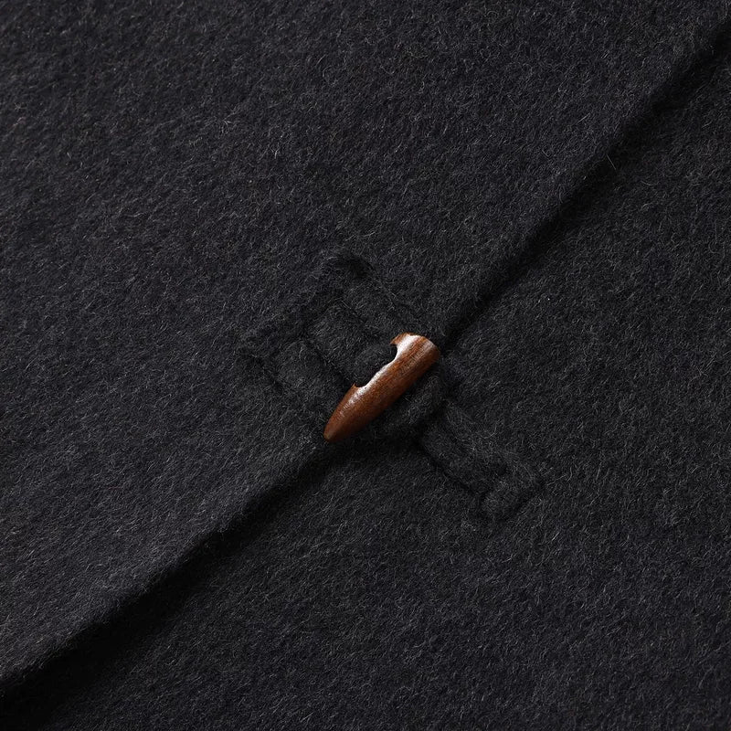 Loose Mid-Length Double-Sided Wool Coat