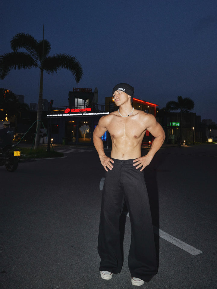 Pantalones Casual Básicos de Corte Suelto 