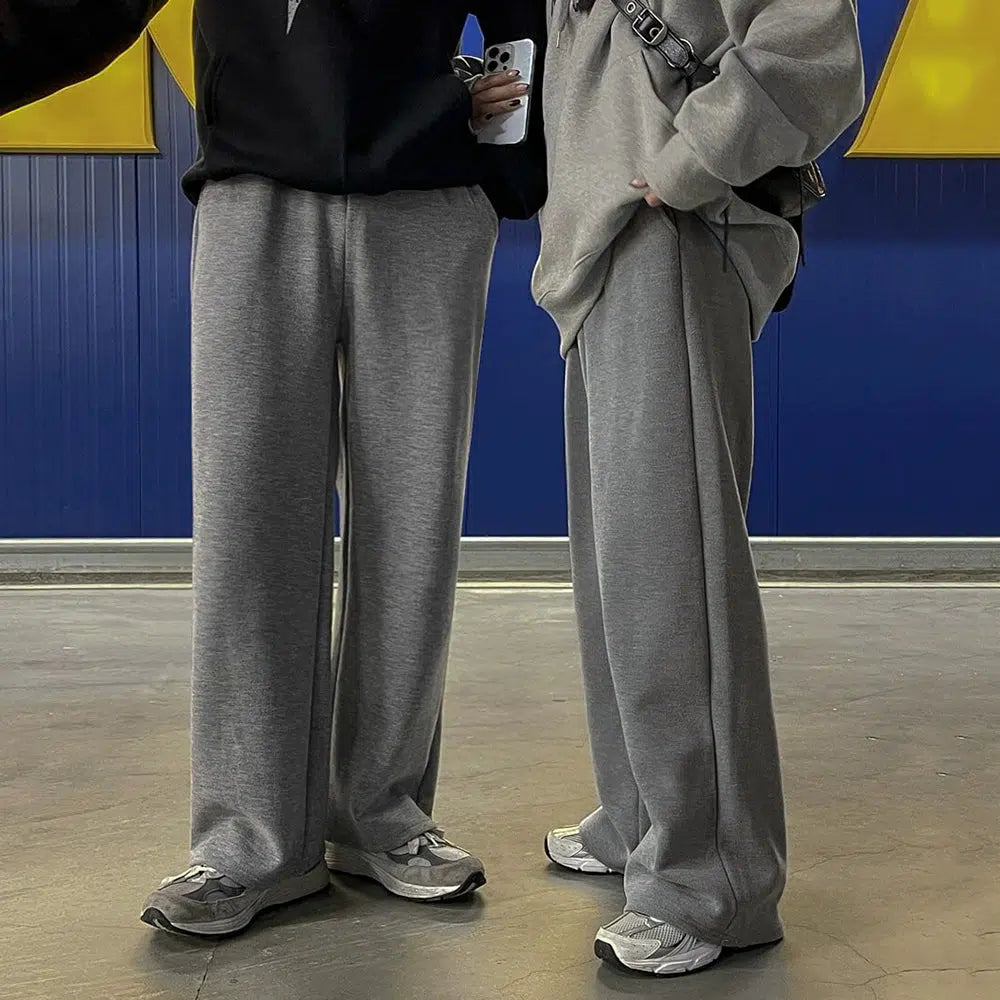 Loose Fit Straight Sweatpants