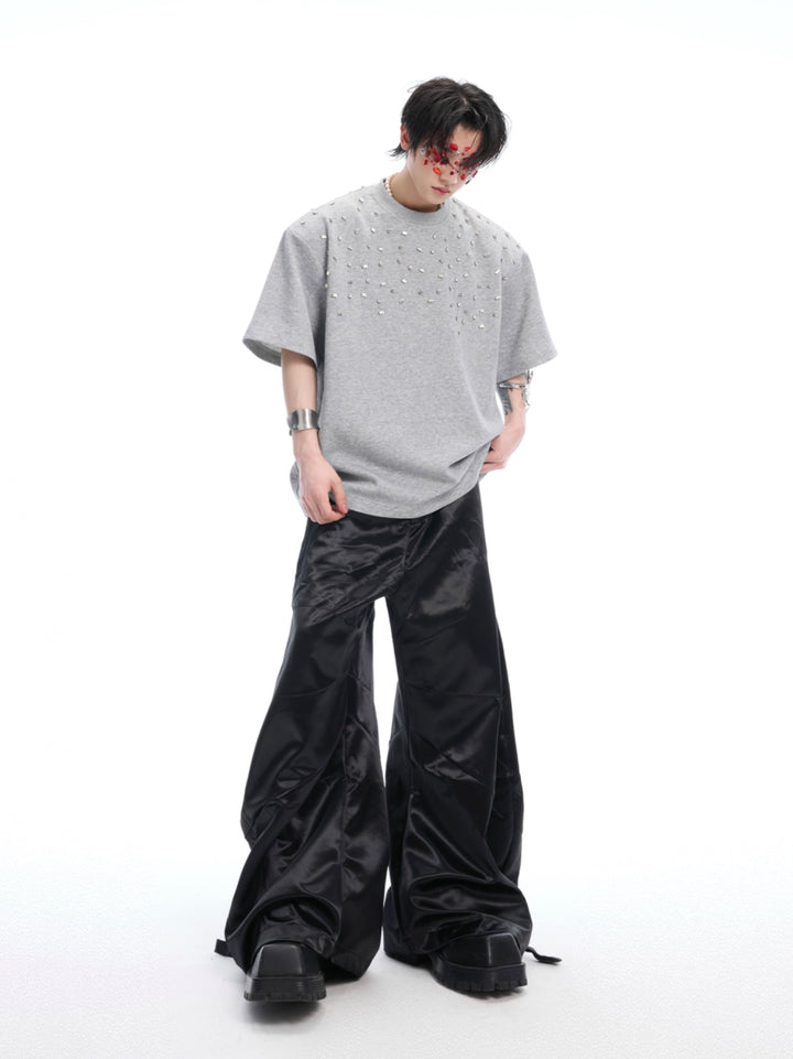 Hand-sewn Diamond Embellished T-shirt