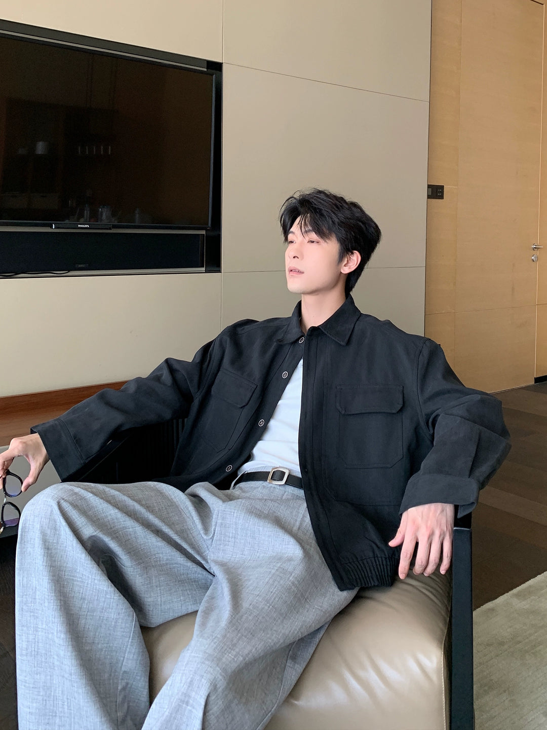 Lapel Loose Silhouette Jacket