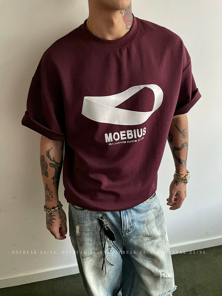 Camiseta de ajuste holgado con gráfico 3D 