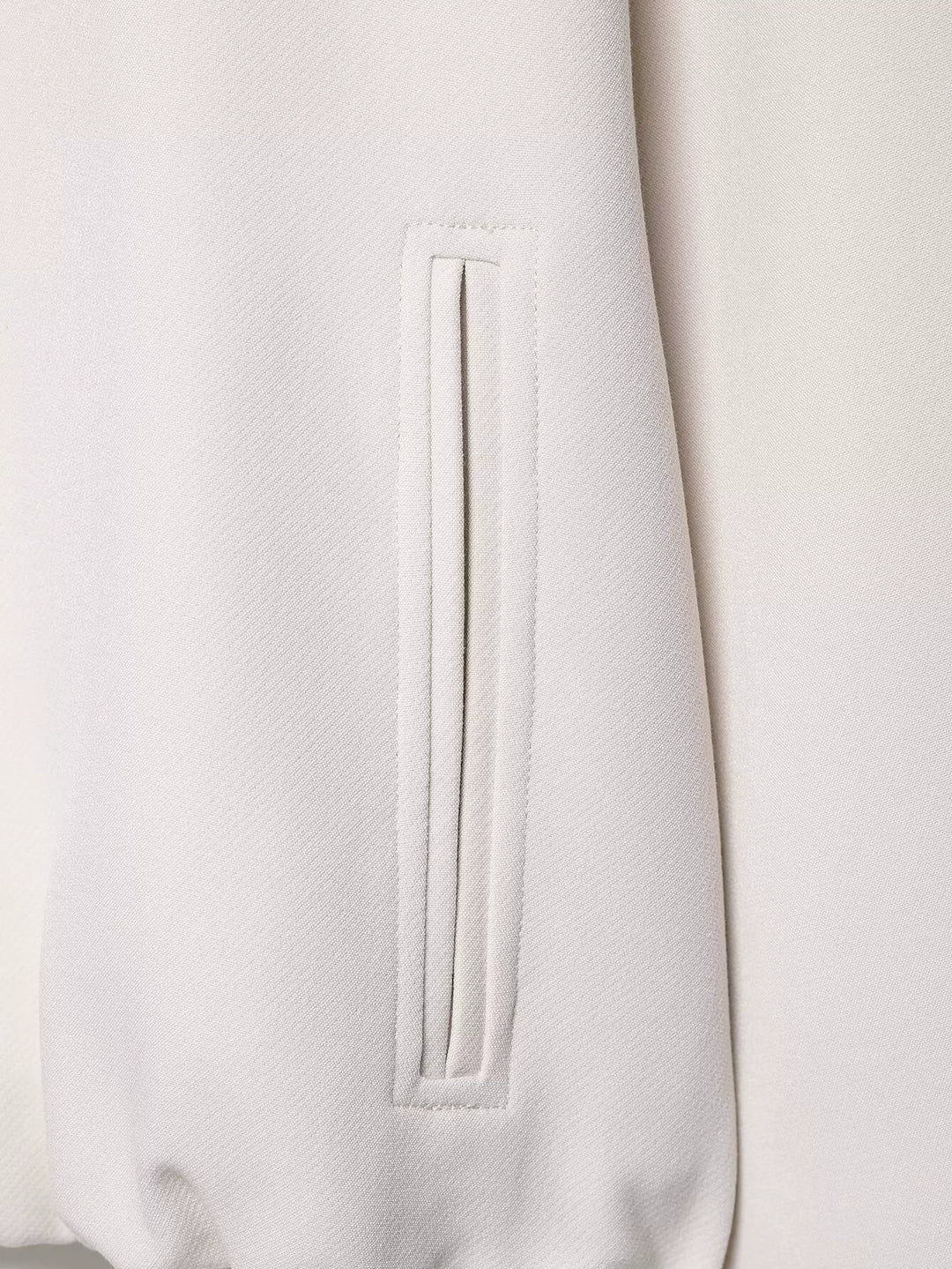 Lapel Zipper Front Puff Jacket