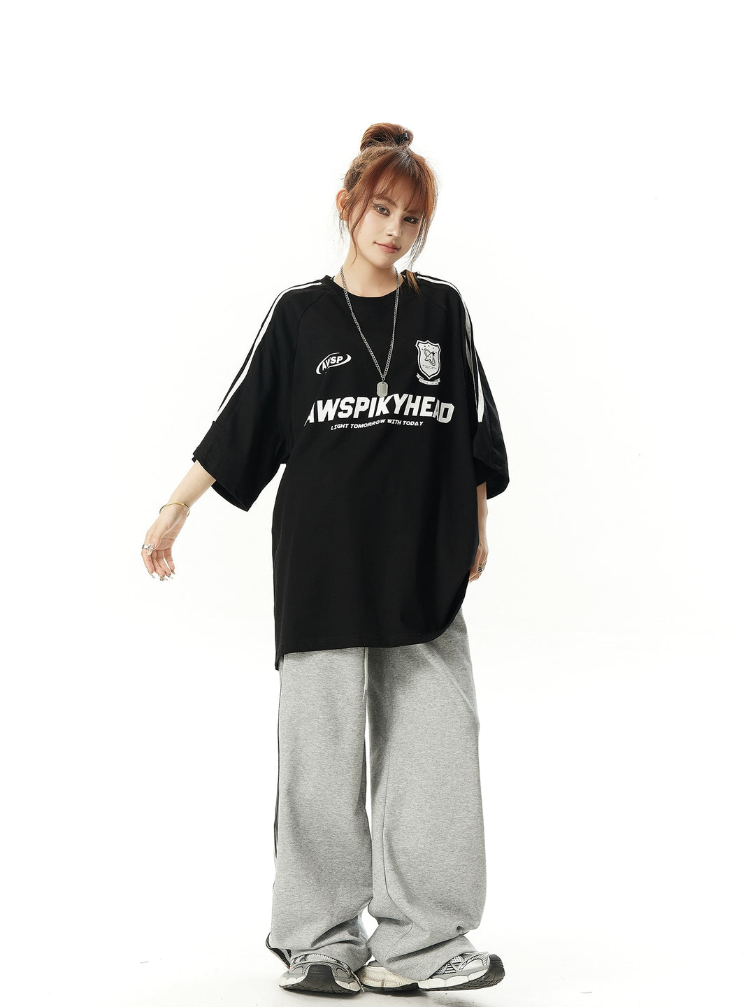 Striped Short Sleeve Casual Sports T-Shirt