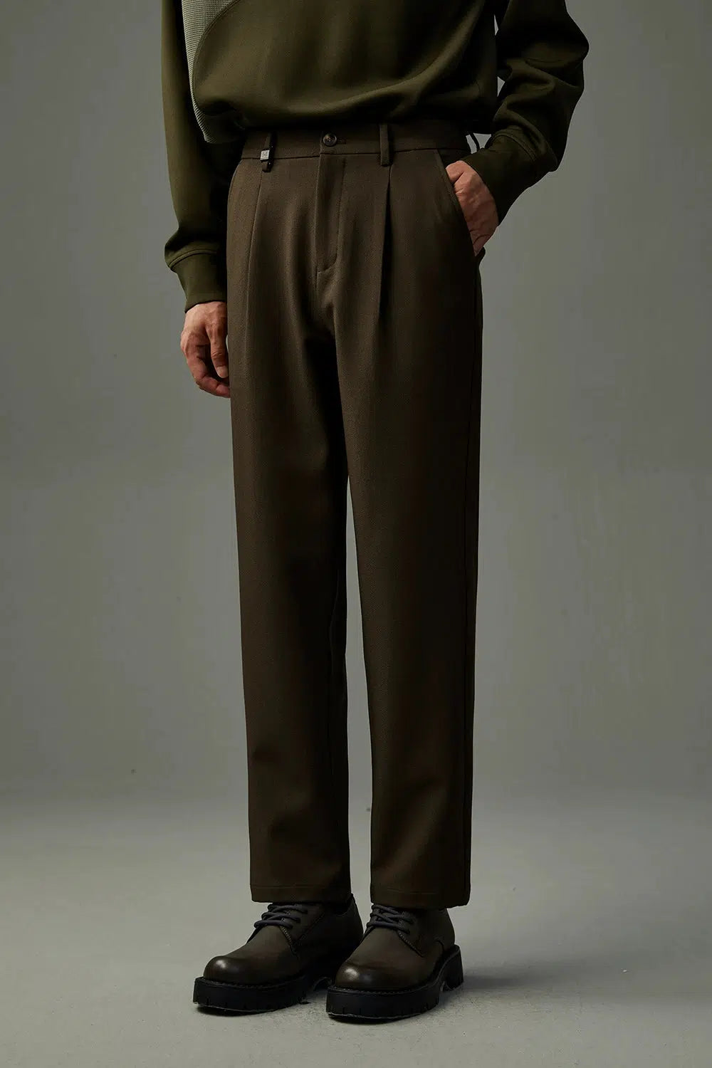 Casual Pleated Pants