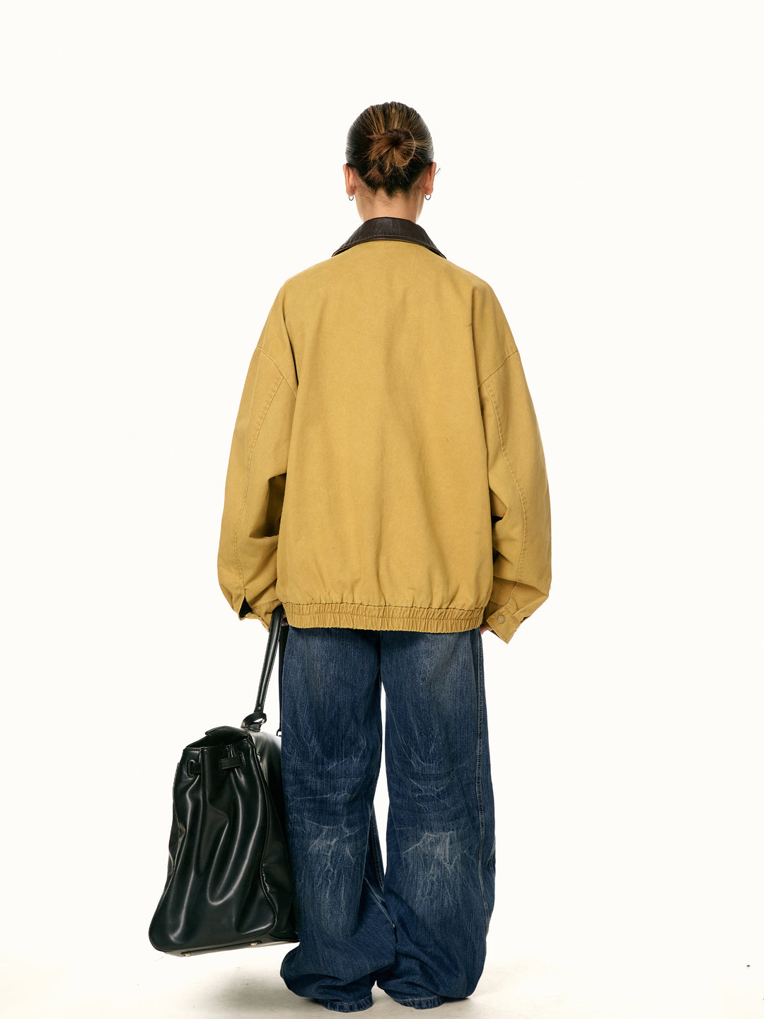 Barn Style Lapel Workwear Jacket