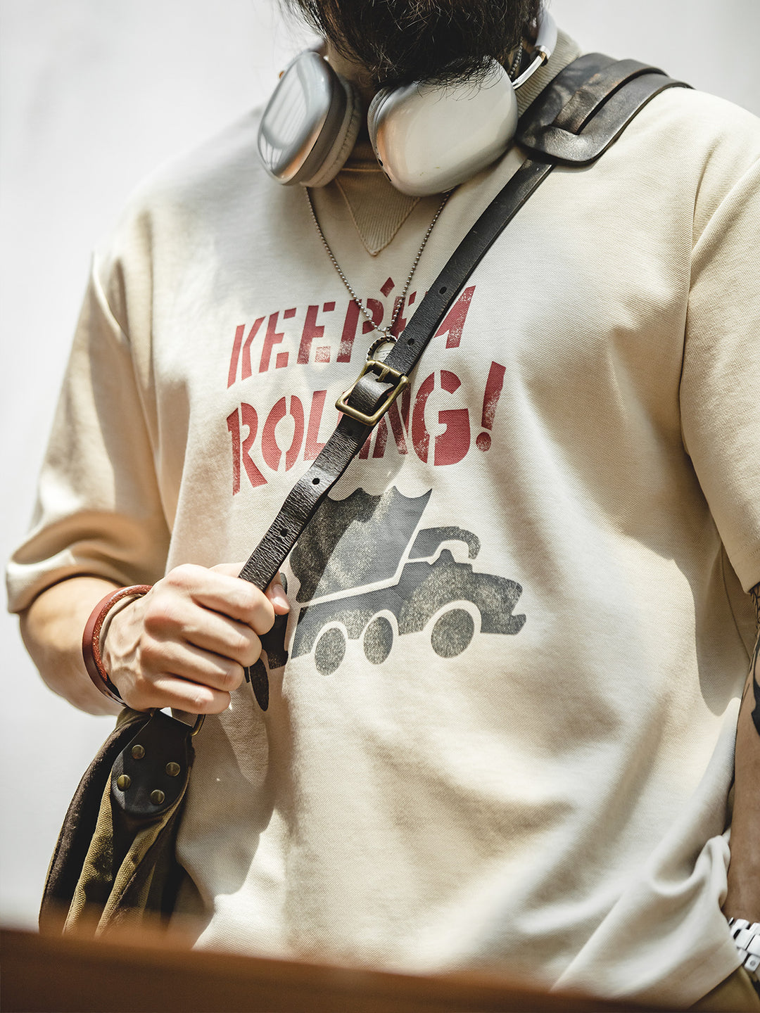 レトログラフィティショートスリーブTシャツ 