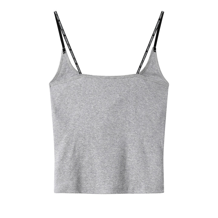 Retro Camisole with Chest Pad Design