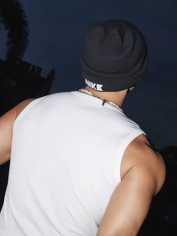 Graphic Ribbed Sleeveless Vest