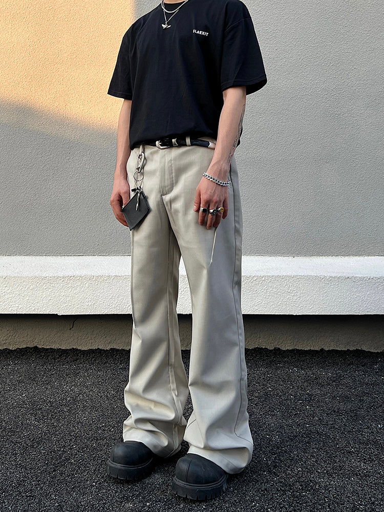 Straight Fit Flared Pants