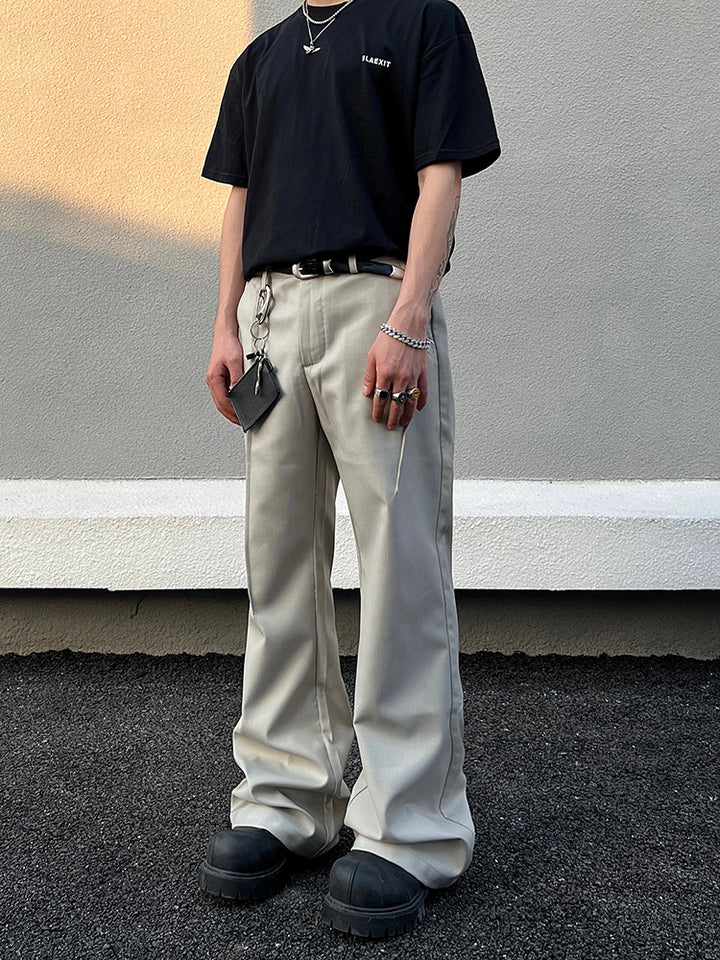 Straight Fit Flared Pants
