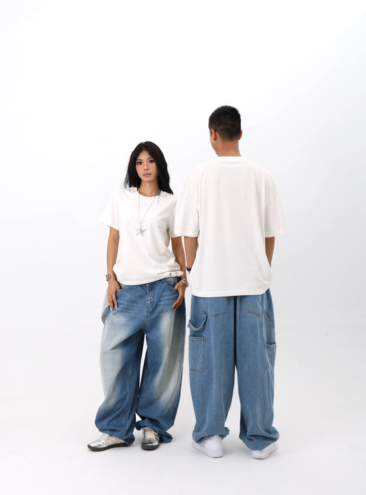 Loose Fit Basic Short Sleeve T-shirt