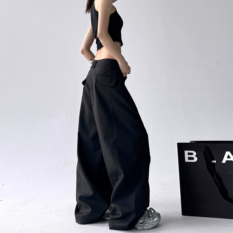 Straight Wide-Leg Loose Casual Pants