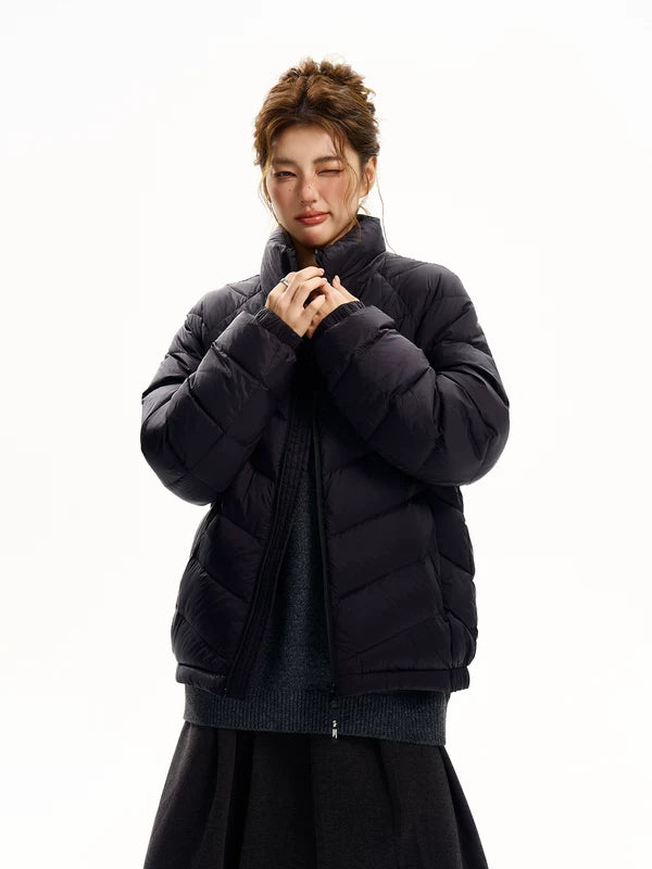 Chaqueta de plumas ligera 90% de plumón de pato 