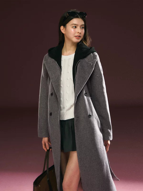 Cappotto in lana doppiopetto 