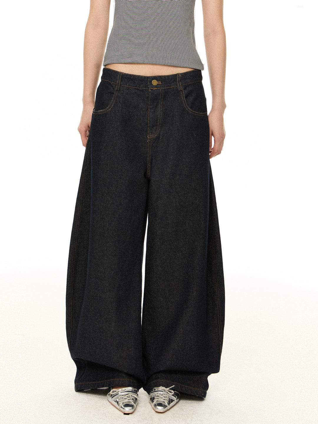 Breite Beinform Scimitar Jeanshose 