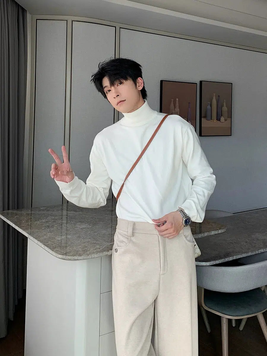 Loose-fit Turtleneck Sweater